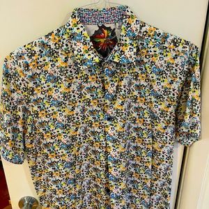 Size large multicolored dress shirt. In excellent condition.